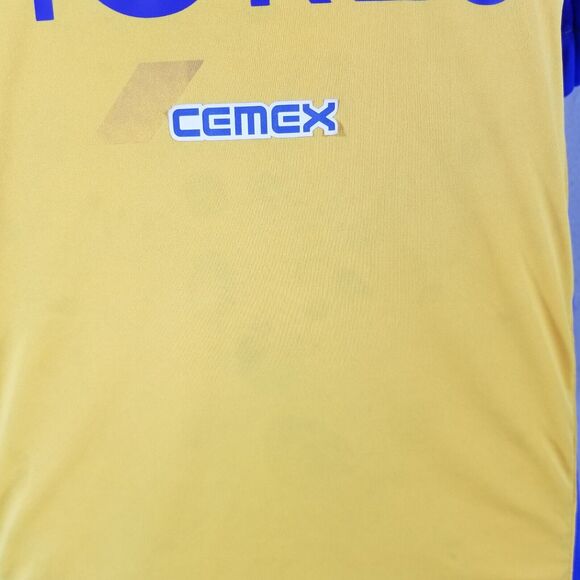 Gool Tigres UANL Mexico soccer jersey men's small yellow Dri-Fit flawed - Picture 4 of 13